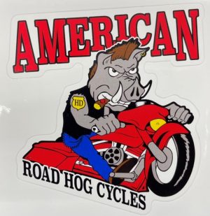 American Road Hog Cycles Stickers 10 Pack